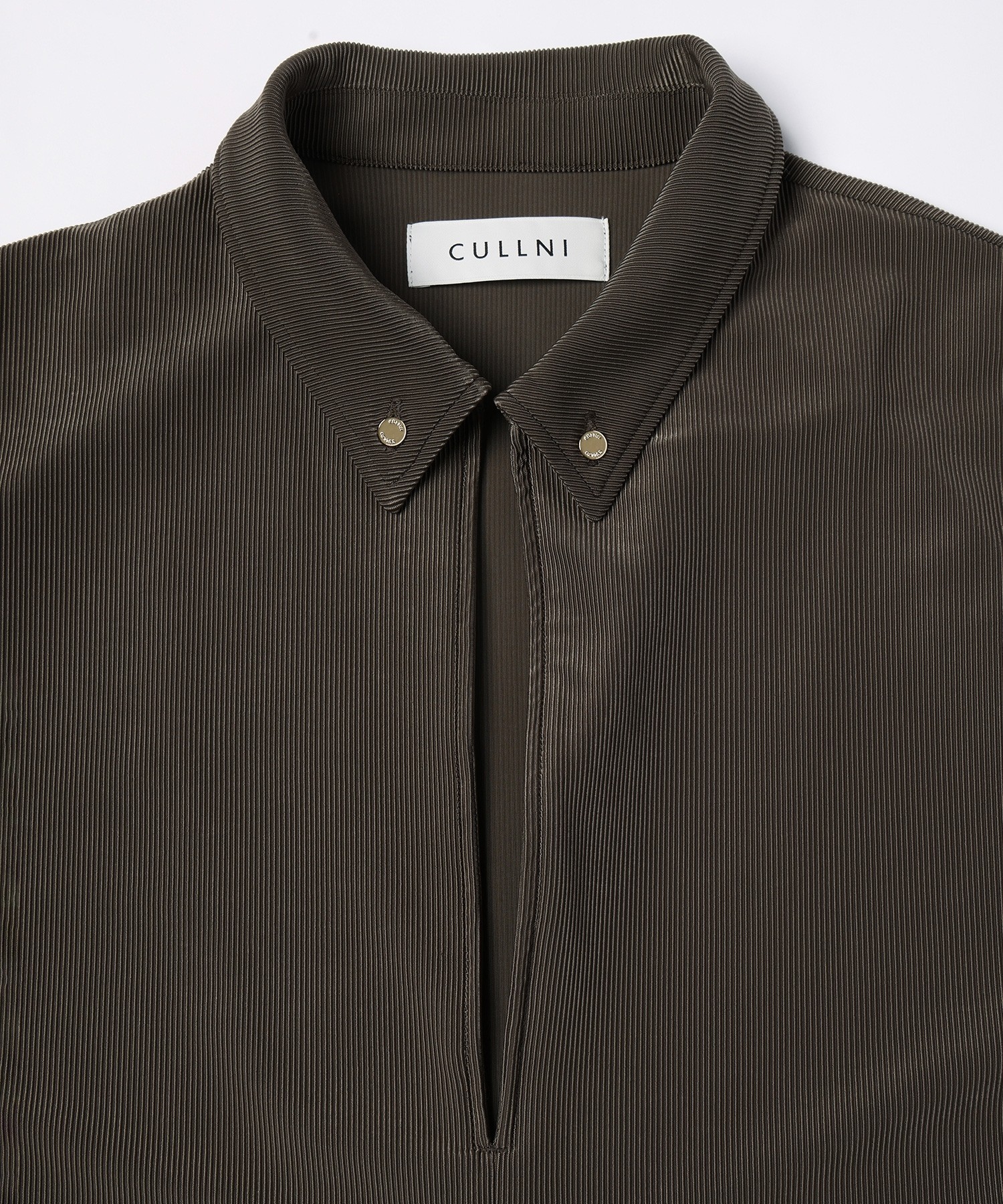 Stretch Fiber Cord Pique Skipper Collar Shirts