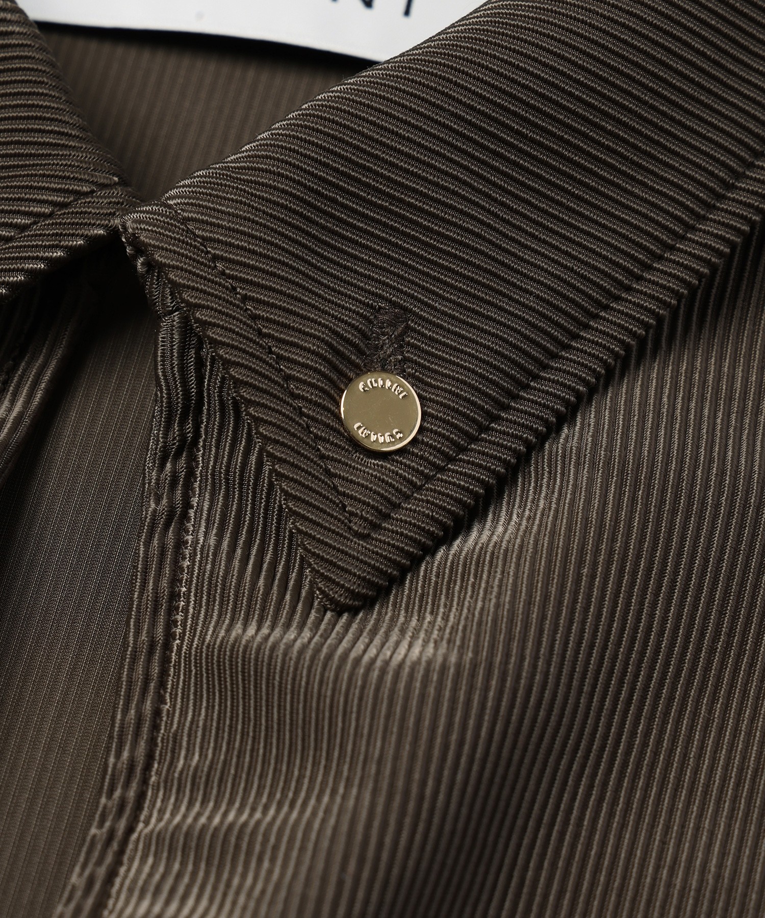 Stretch Fiber Cord Pique Skipper Collar Shirts