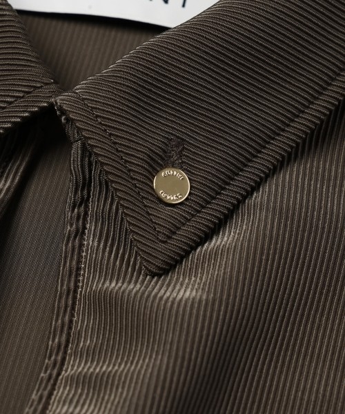 Stretch Fiber Cord Pique Skipper Collar Shirts