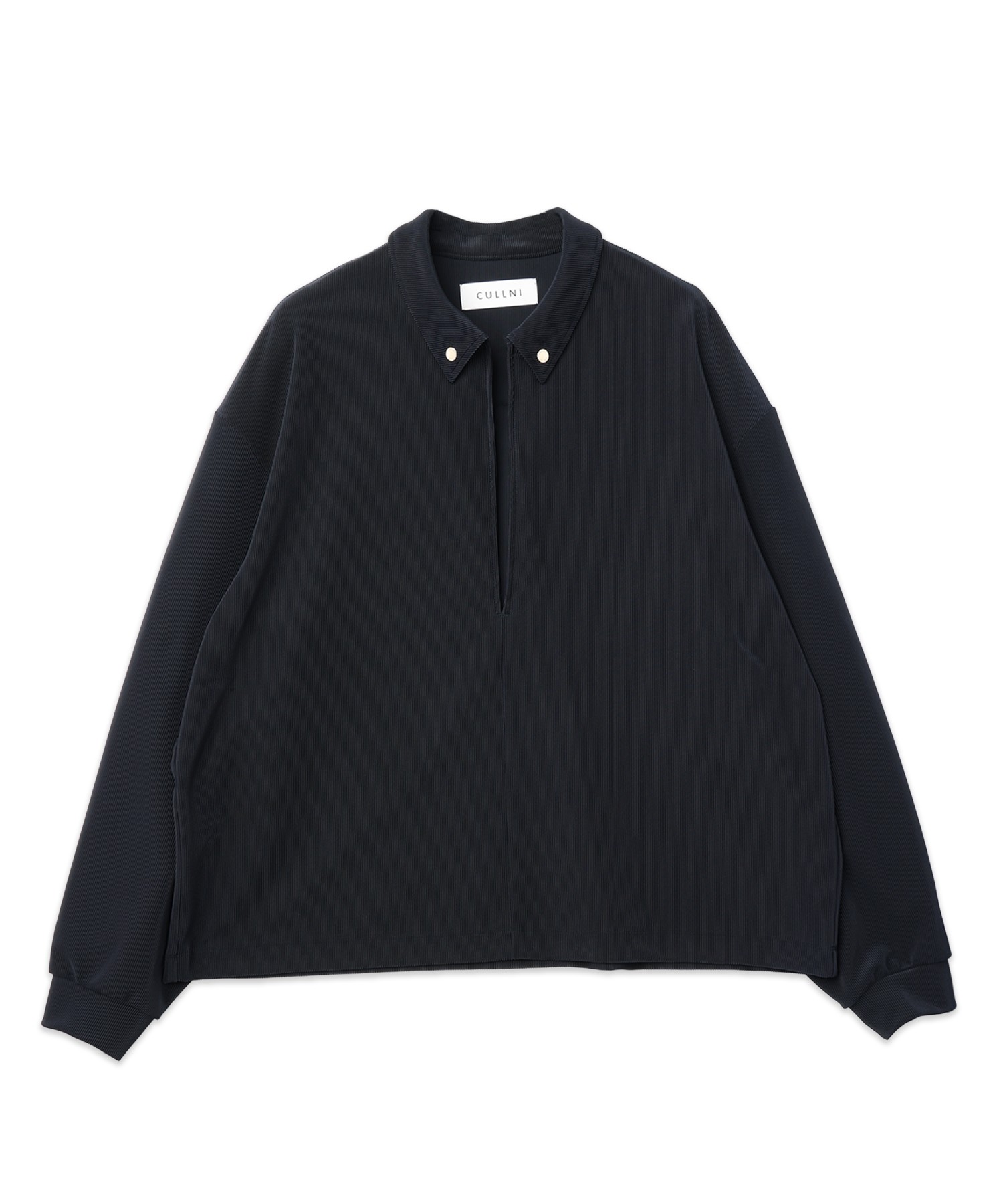 Stretch Fiber Cord Pique Skipper Collar Shirts