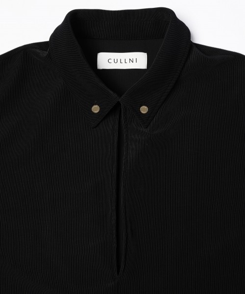Stretch Fiber Cord Pique Skipper Collar Shirts