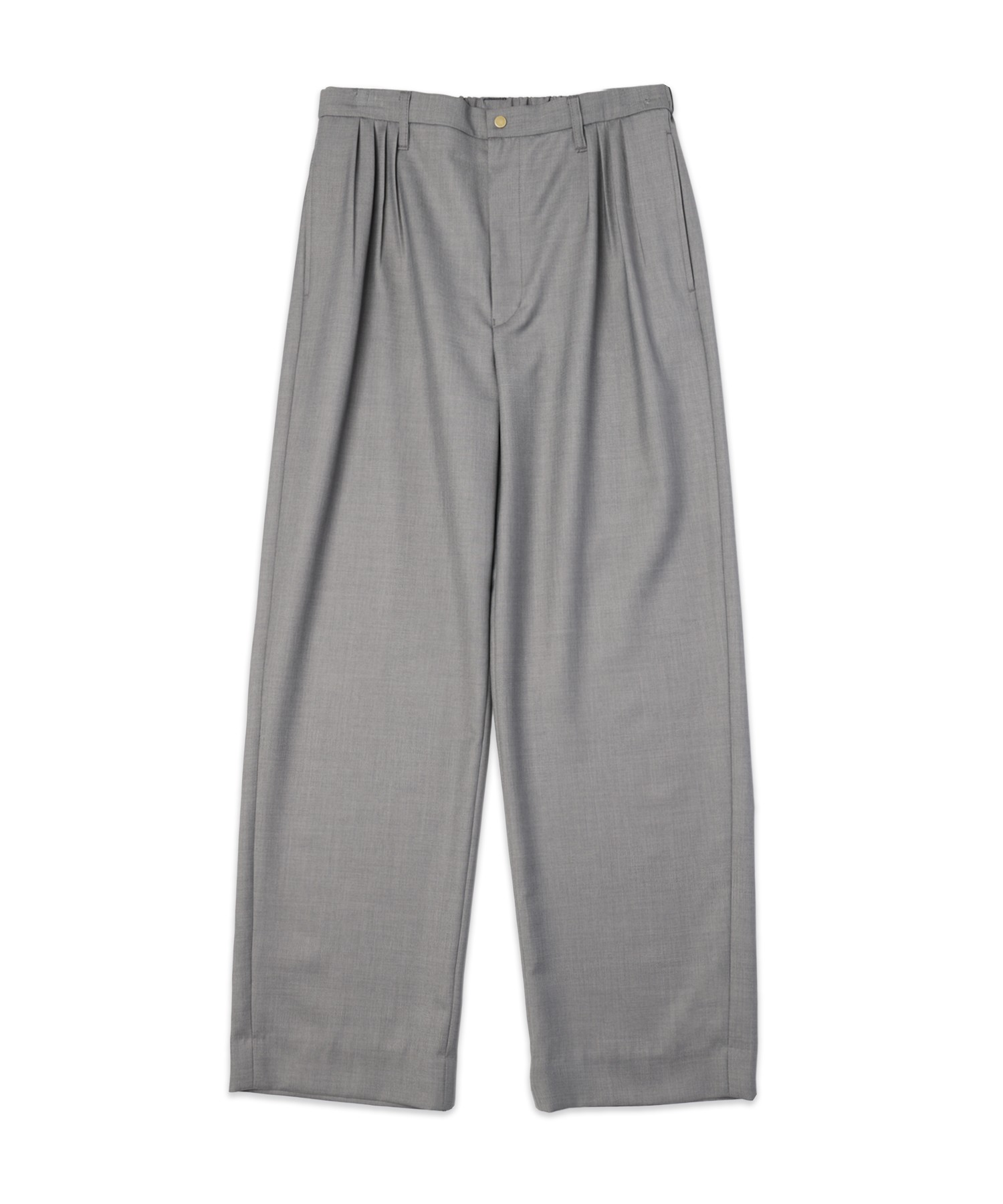 Dry Gabardine 4Tuck Wide Pants