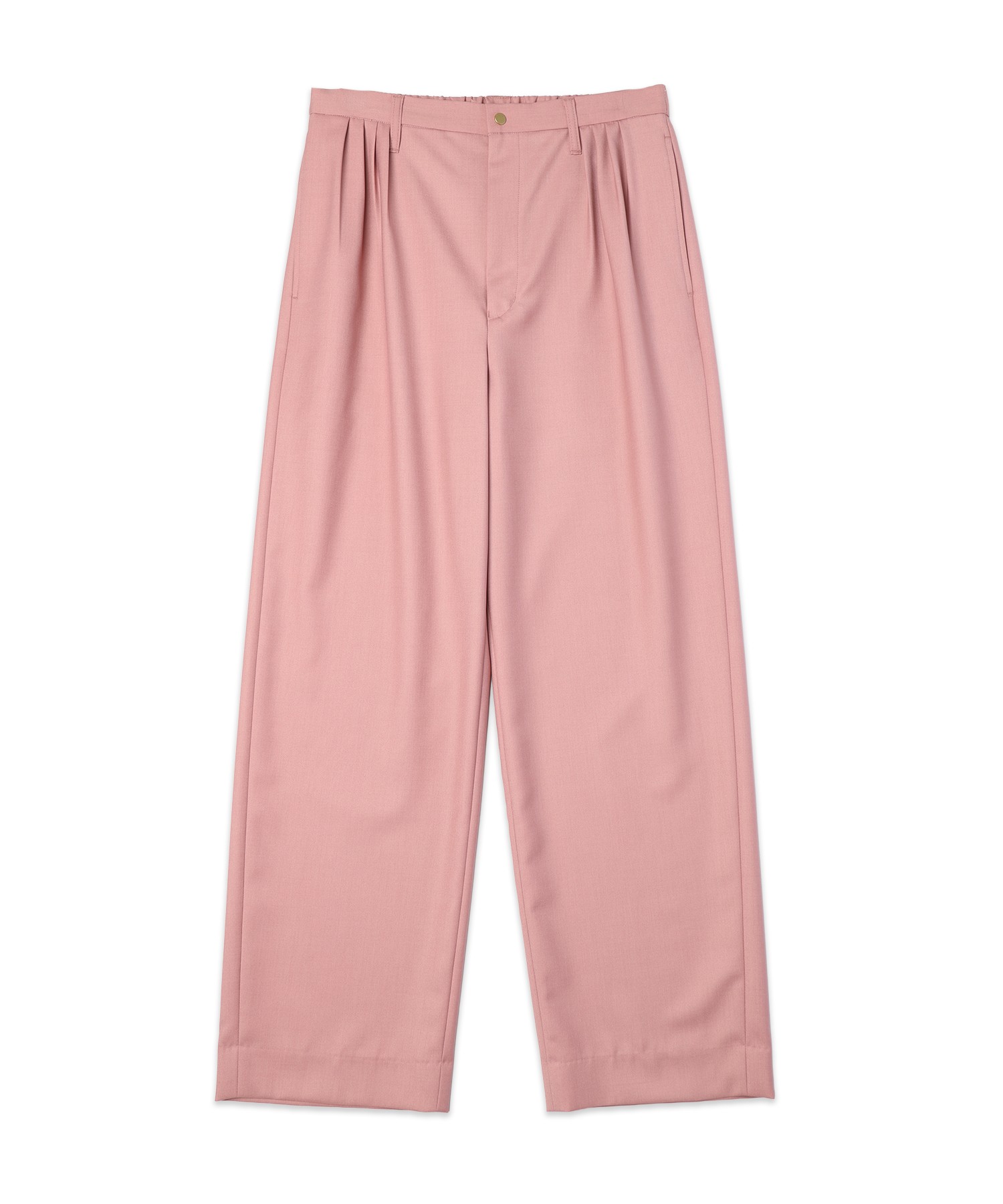 Dry Gabardine 4Tuck Wide Pants