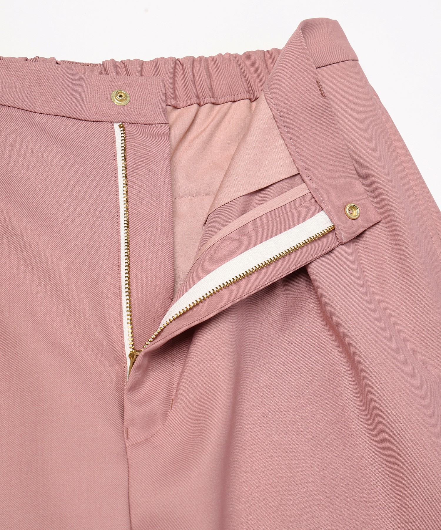 Dry Gabardine 4Tuck Wide Pants
