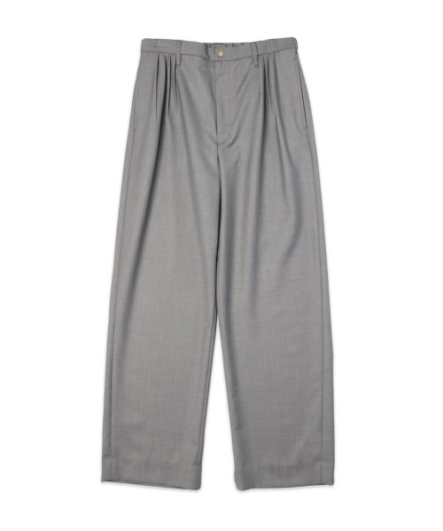 Dry Gabardine 4Tuck Wide Pants