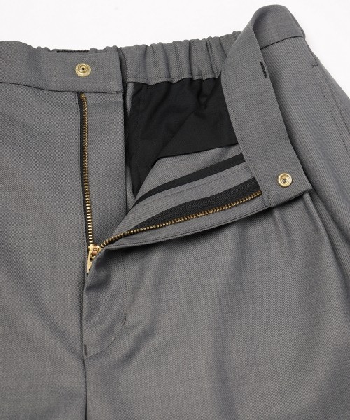 Dry Gabardine 4Tuck Wide Pants