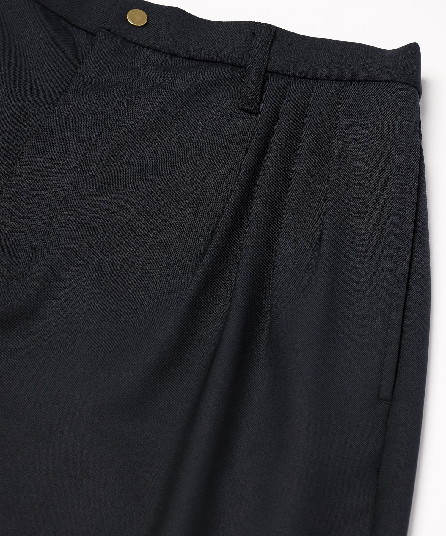 Dry Gabardine 4Tuck Wide Pants