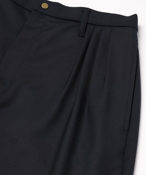 Dry Gabardine 4Tuck Wide Pants