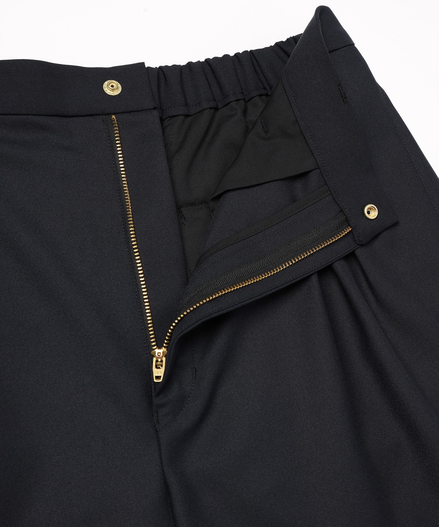 Dry Gabardine 4Tuck Wide Pants