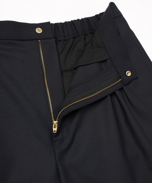 Dry Gabardine 4Tuck Wide Pants