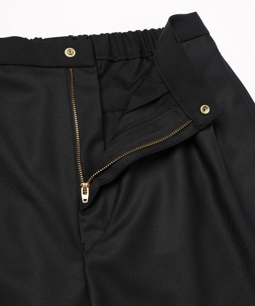 Dry Gabardine 4Tuck Wide Pants