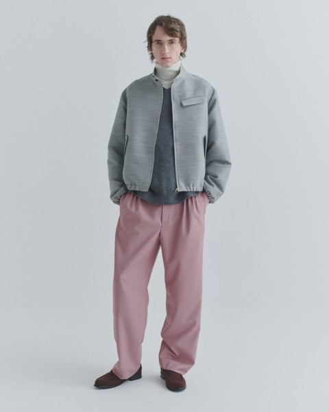 Dry Gabardine 4Tuck Wide Pants