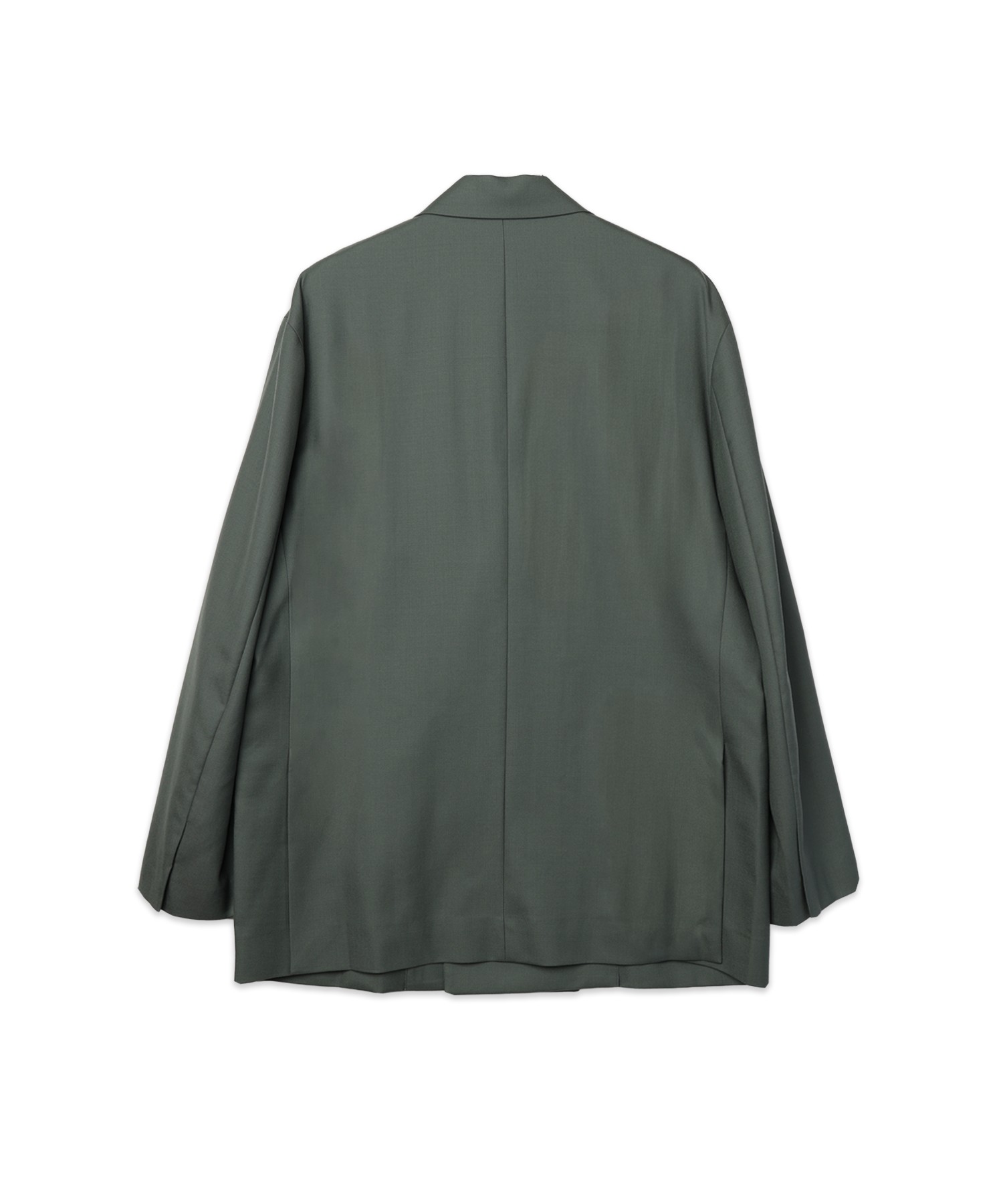 Super 120s Wool Twill Suspender Tape Double Breasted Jacket
