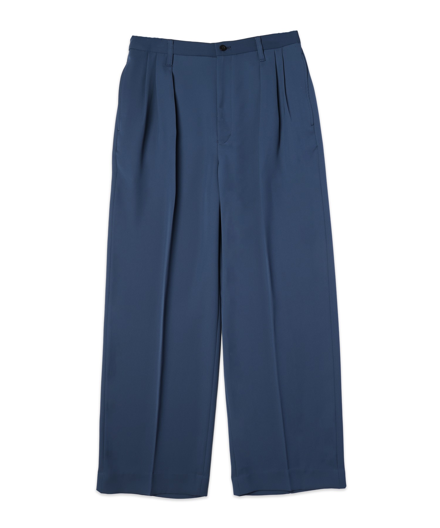Double Satin Decorative 3Tuck Wide Pants