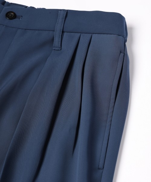 Double Satin Decorative 3Tuck Wide Pants