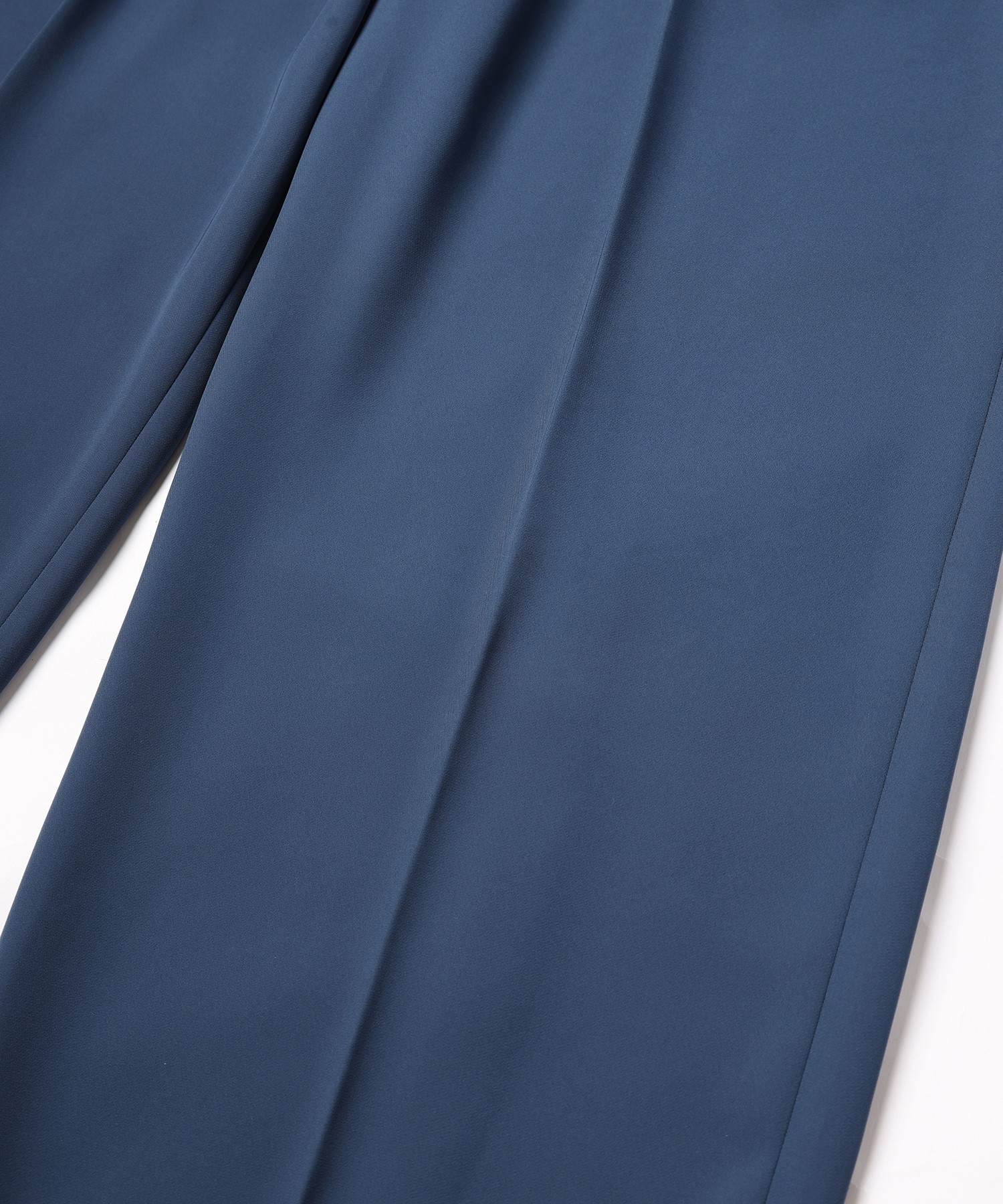 Double Satin Decorative 3Tuck Wide Pants