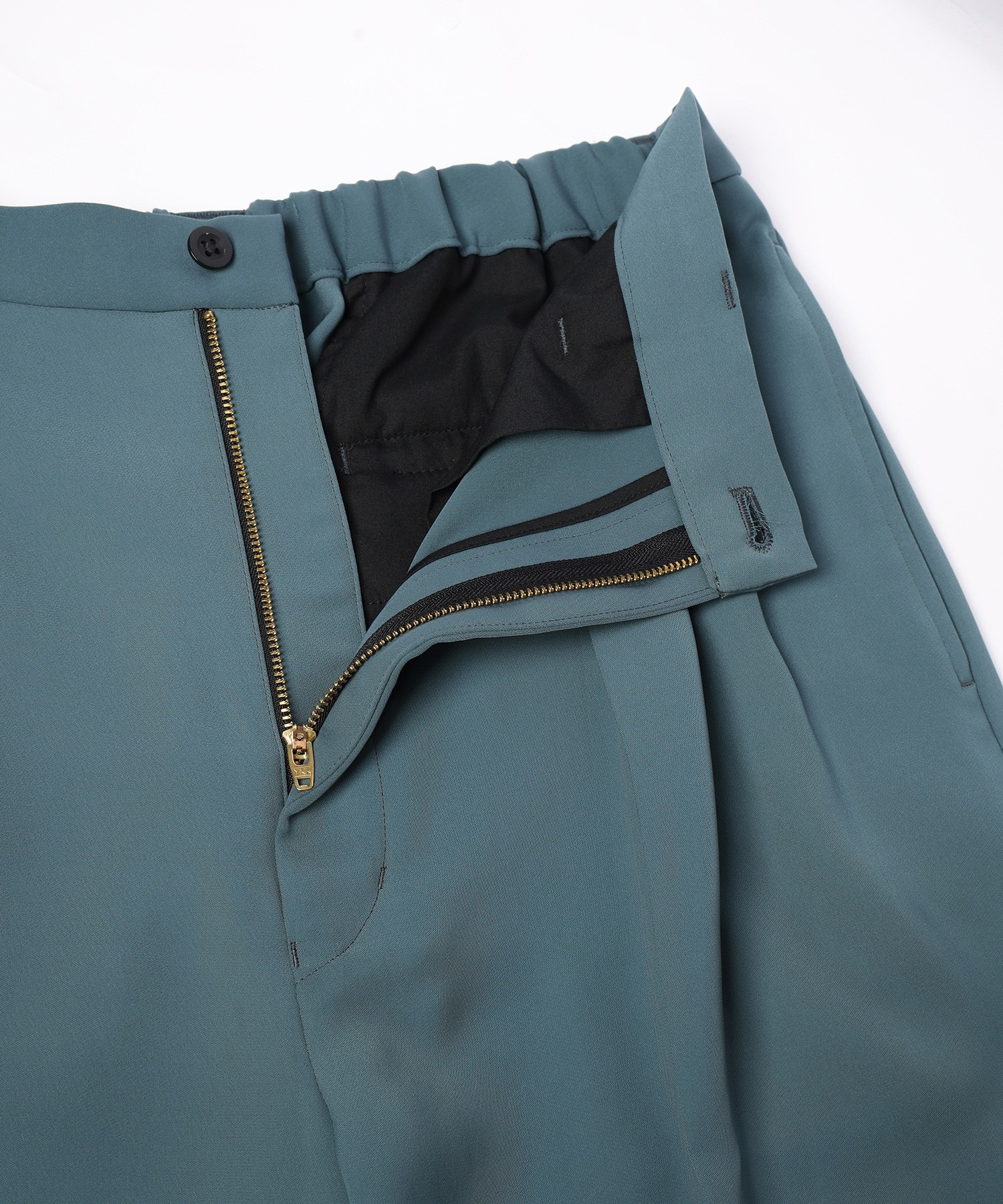 Double Satin Decorative 3Tuck Wide Pants