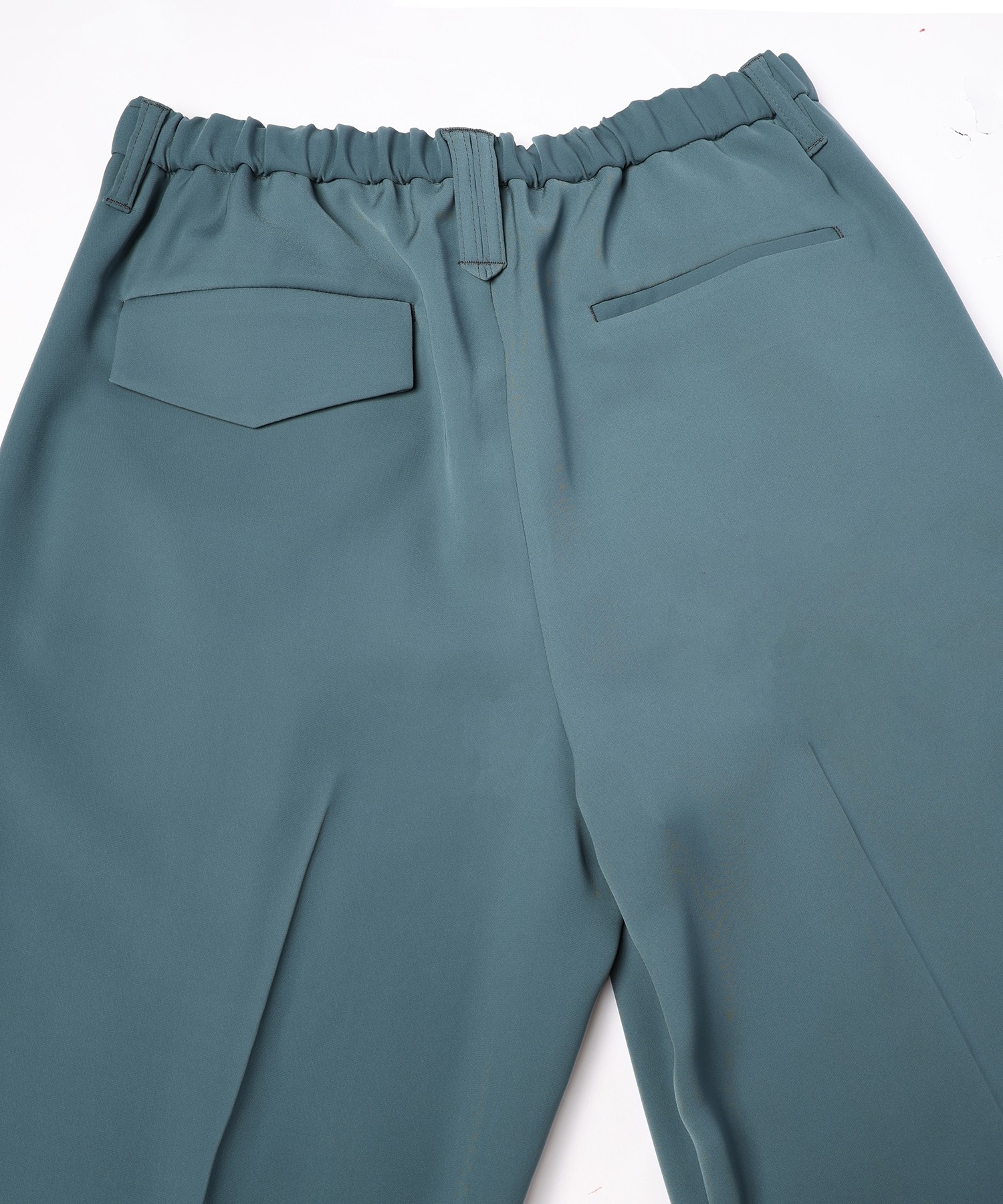Double Satin Decorative 3Tuck Wide Pants