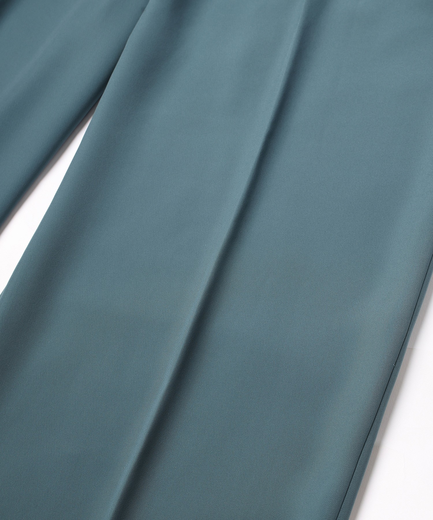 Double Satin Decorative 3Tuck Wide Pants