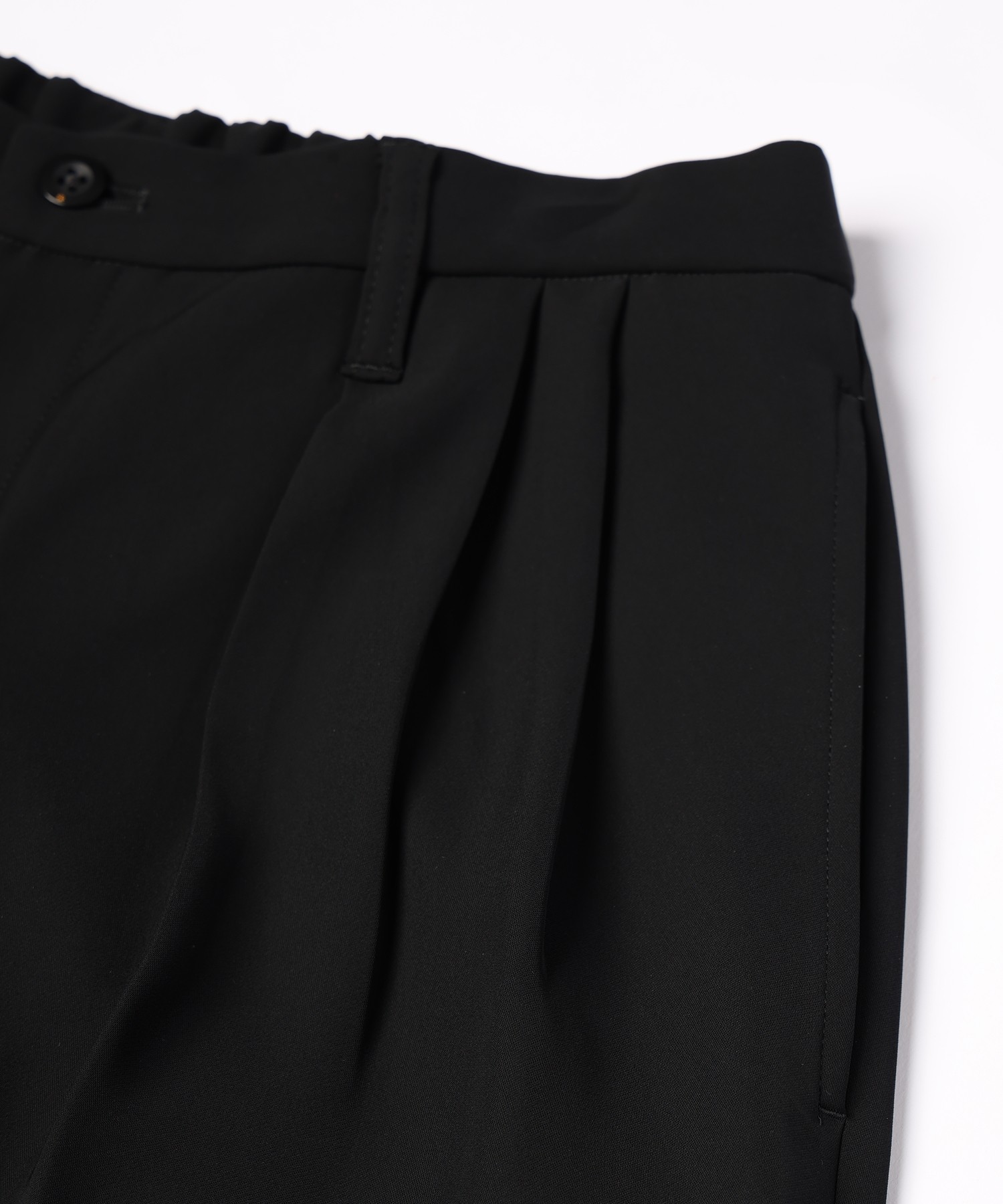Double Satin Decorative 3Tuck Wide Pants