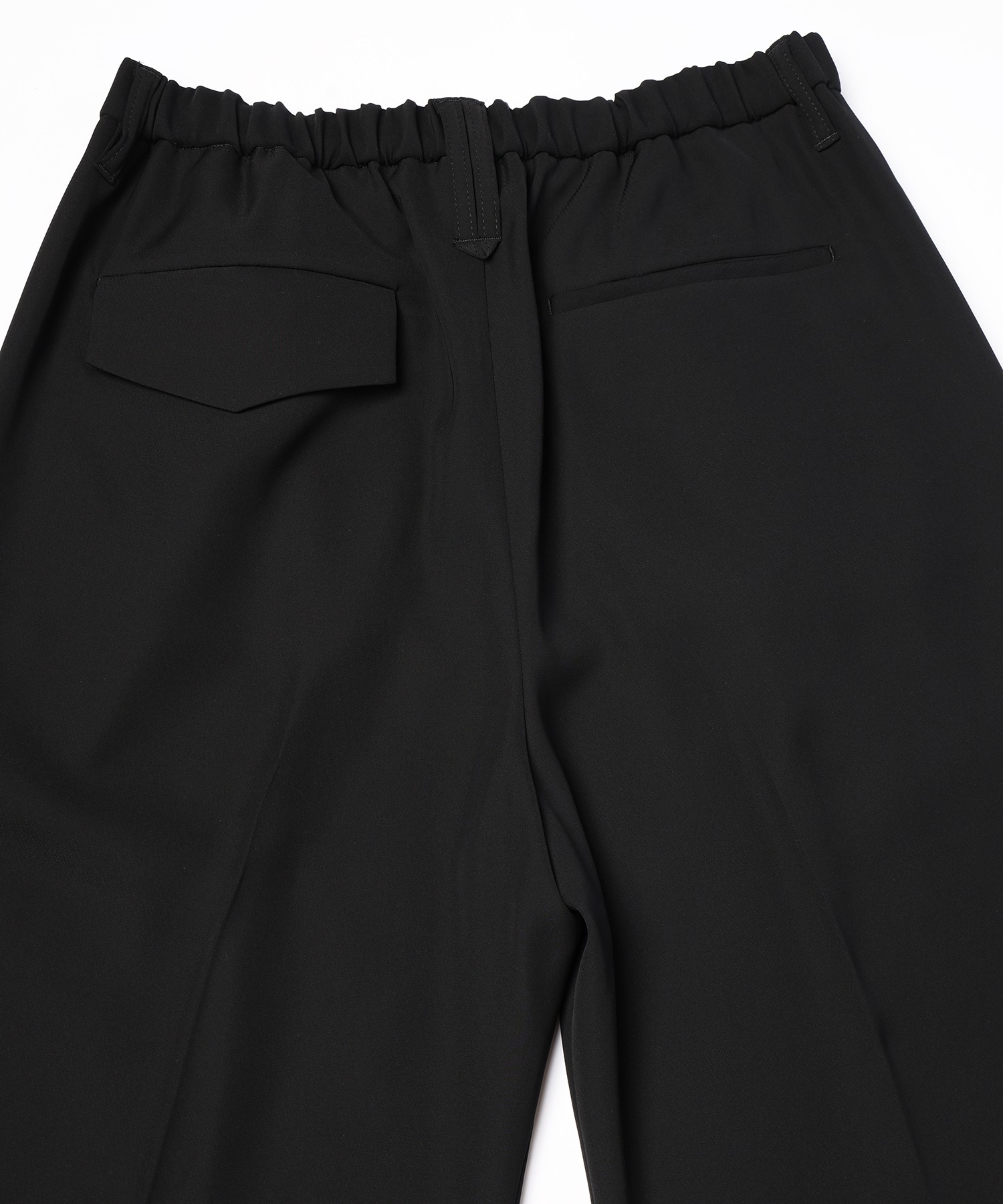 Double Satin Decorative 3Tuck Wide Pants