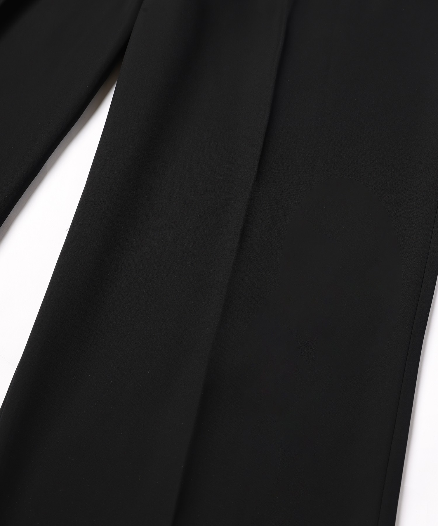 Double Satin Decorative 3Tuck Wide Pants
