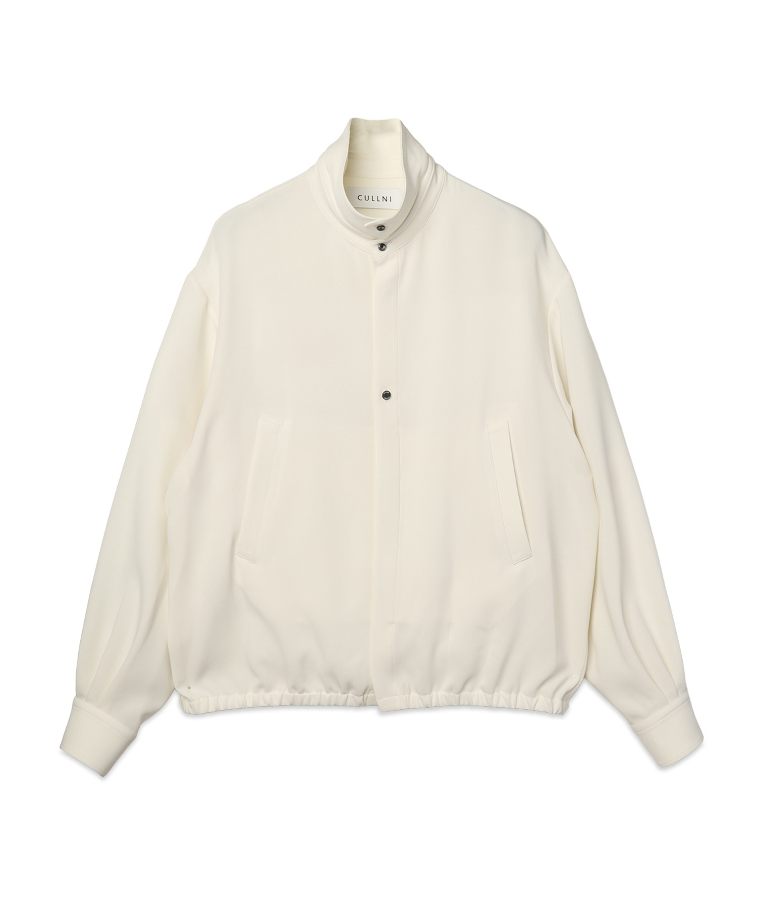 Triacetate Airy Cloth Long Sleeve Shirt Blouson
