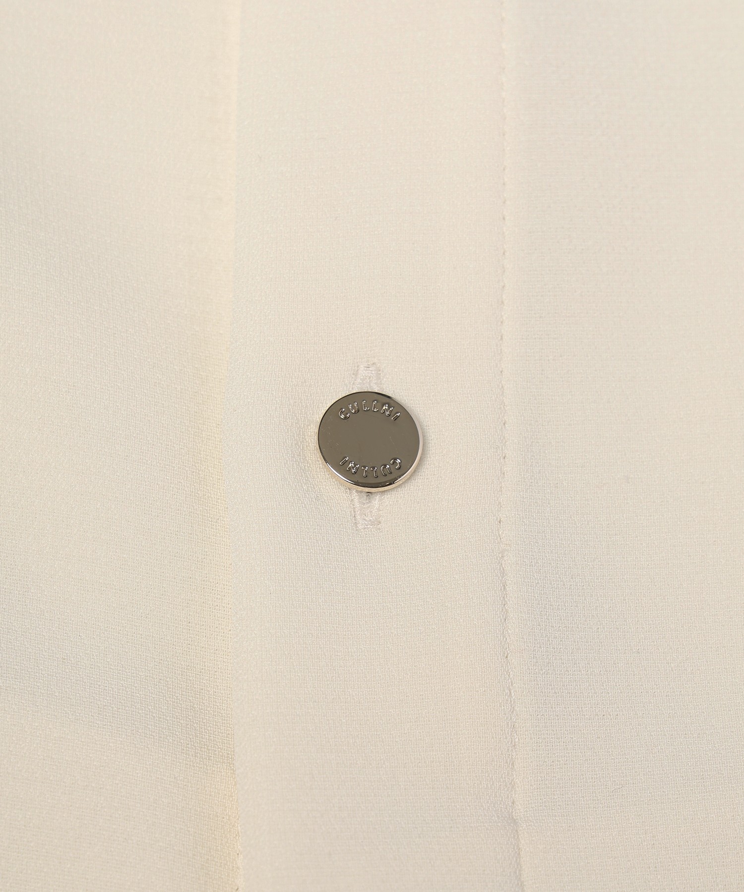 Triacetate Airy Cloth Long Sleeve Shirt Blouson