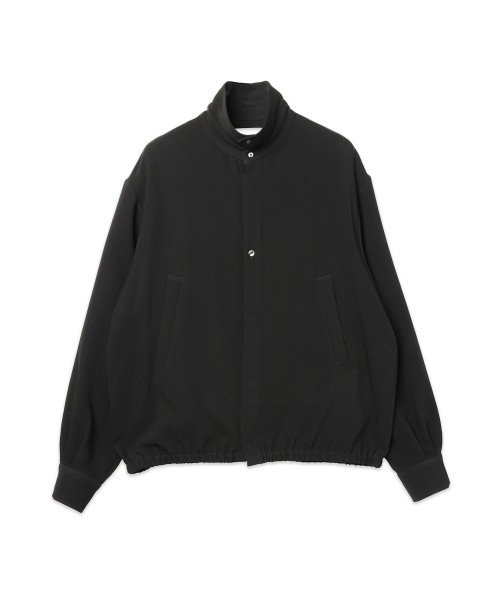 Triacetate Airy Cloth Long Sleeve Shirt Blouson
