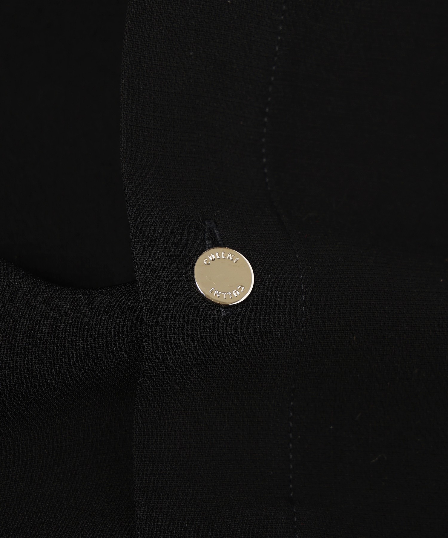 Triacetate Airy Cloth Long Sleeve Shirt Blouson
