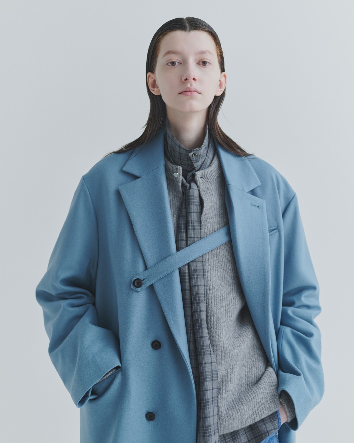 Signature Melton Suspender Belt Chester Coat