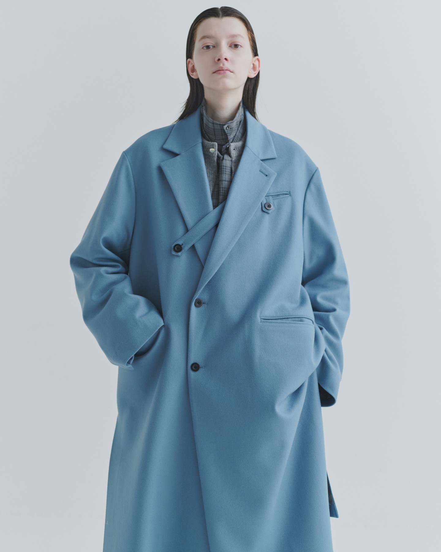 Signature Melton Suspender Belt Chester Coat