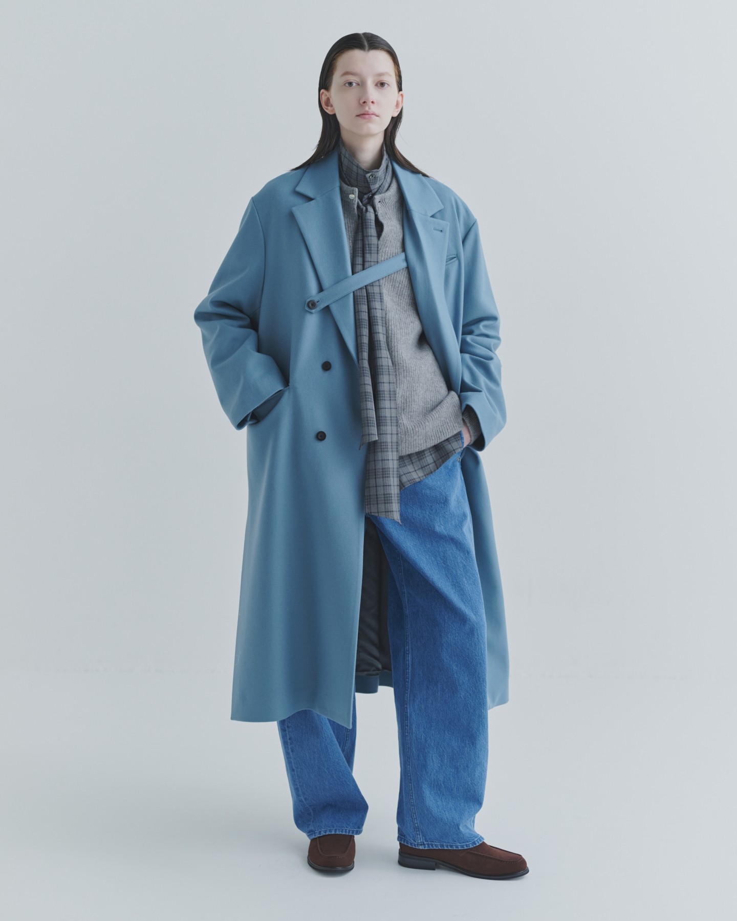 Signature Melton Suspender Belt Chester Coat