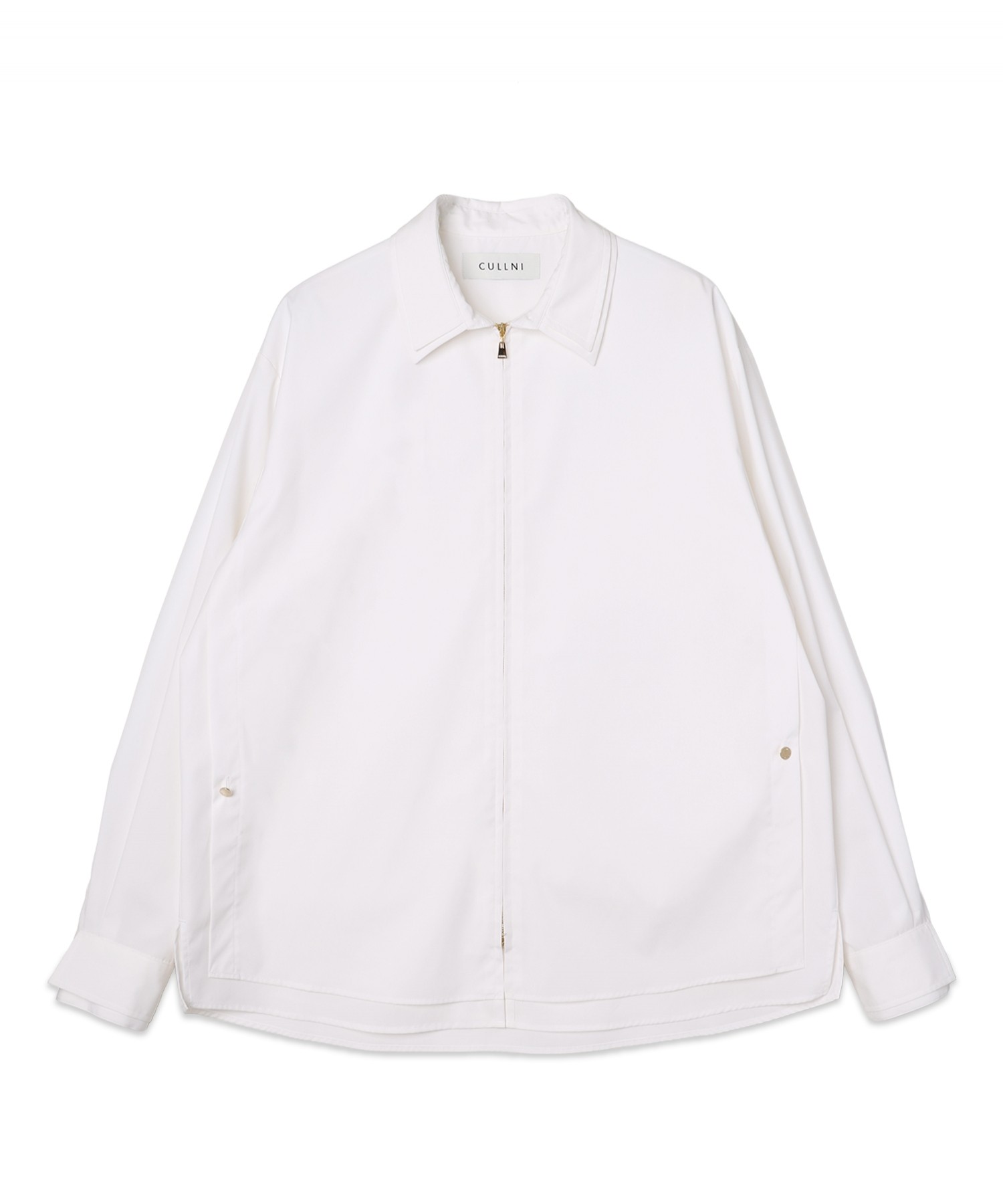 Stripe Typewriter Layered Long Sleeve Shirt