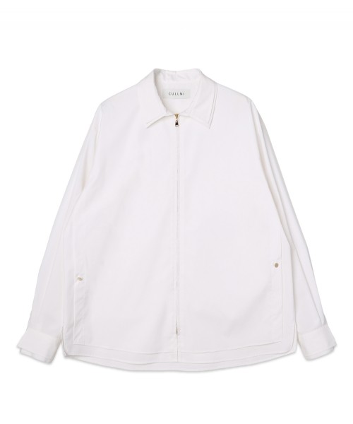 Stripe Typewriter Layered Long Sleeve Shirt