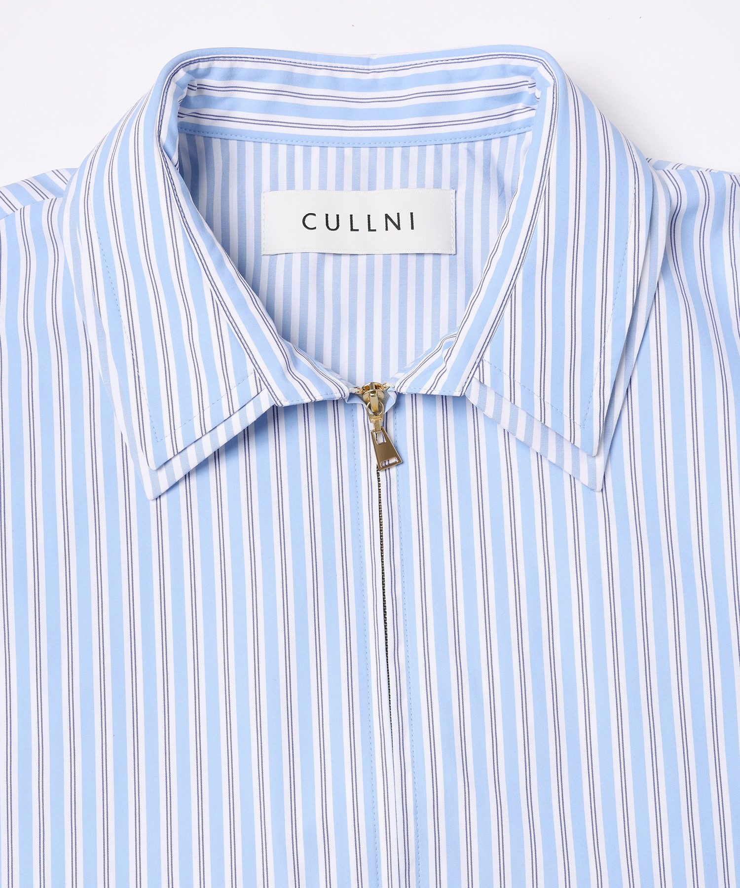 Stripe Typewriter Layered Long Sleeve Shirt