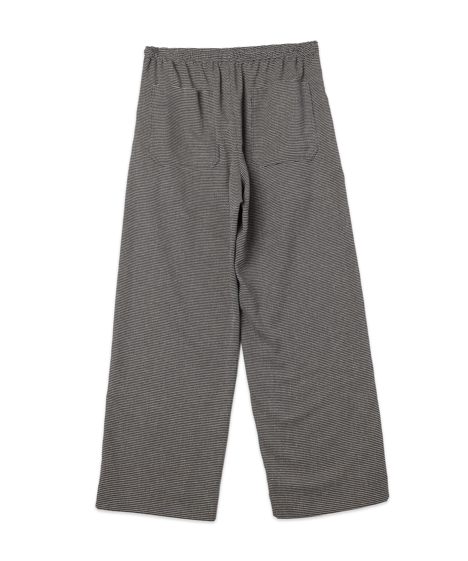 Mix Yarn Mesh Drawstring Wide Pants