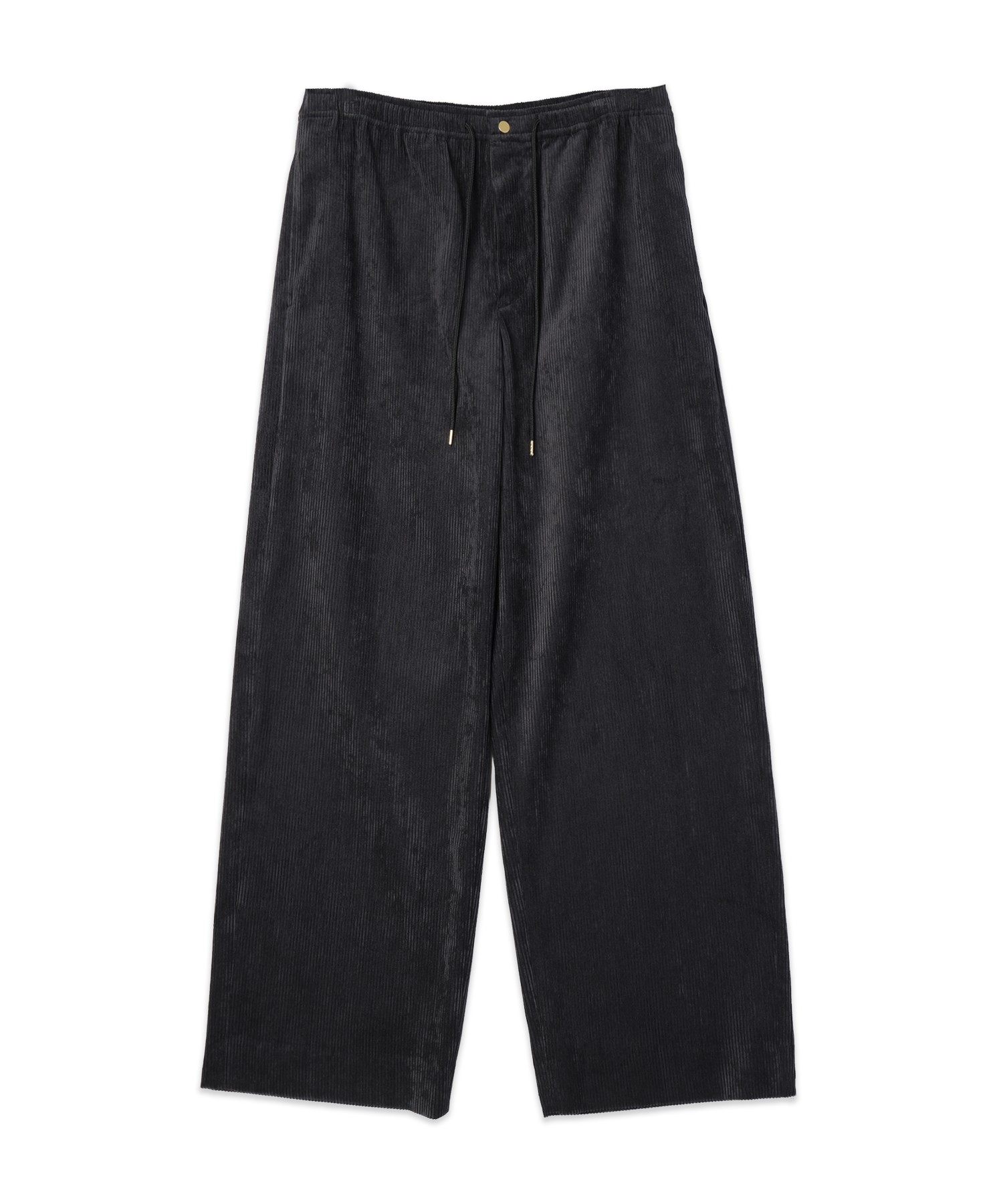 Wide Wale Corduroy Drawstring Wide Pants