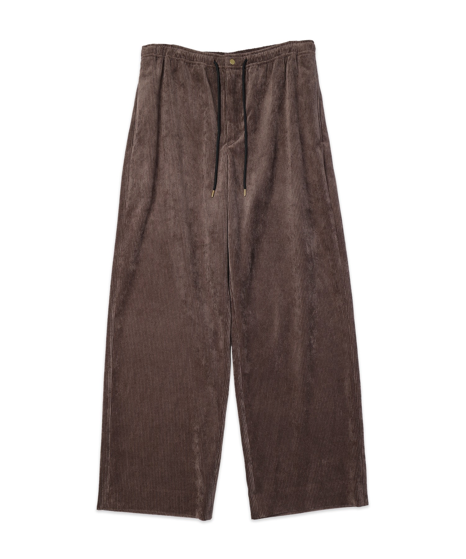 Wide Wale Corduroy Drawstring Wide Pants