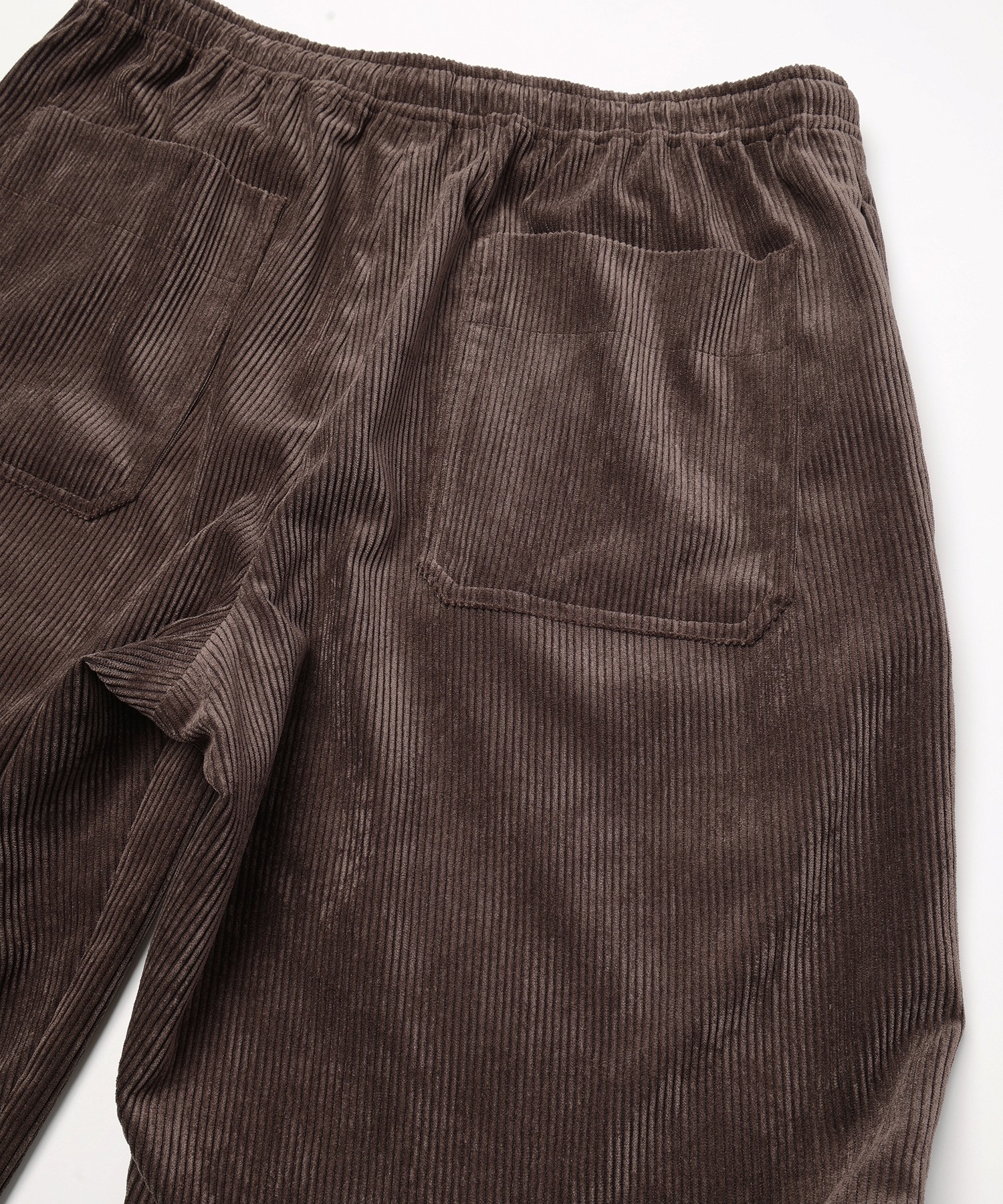 Wide Wale Corduroy Drawstring Wide Pants