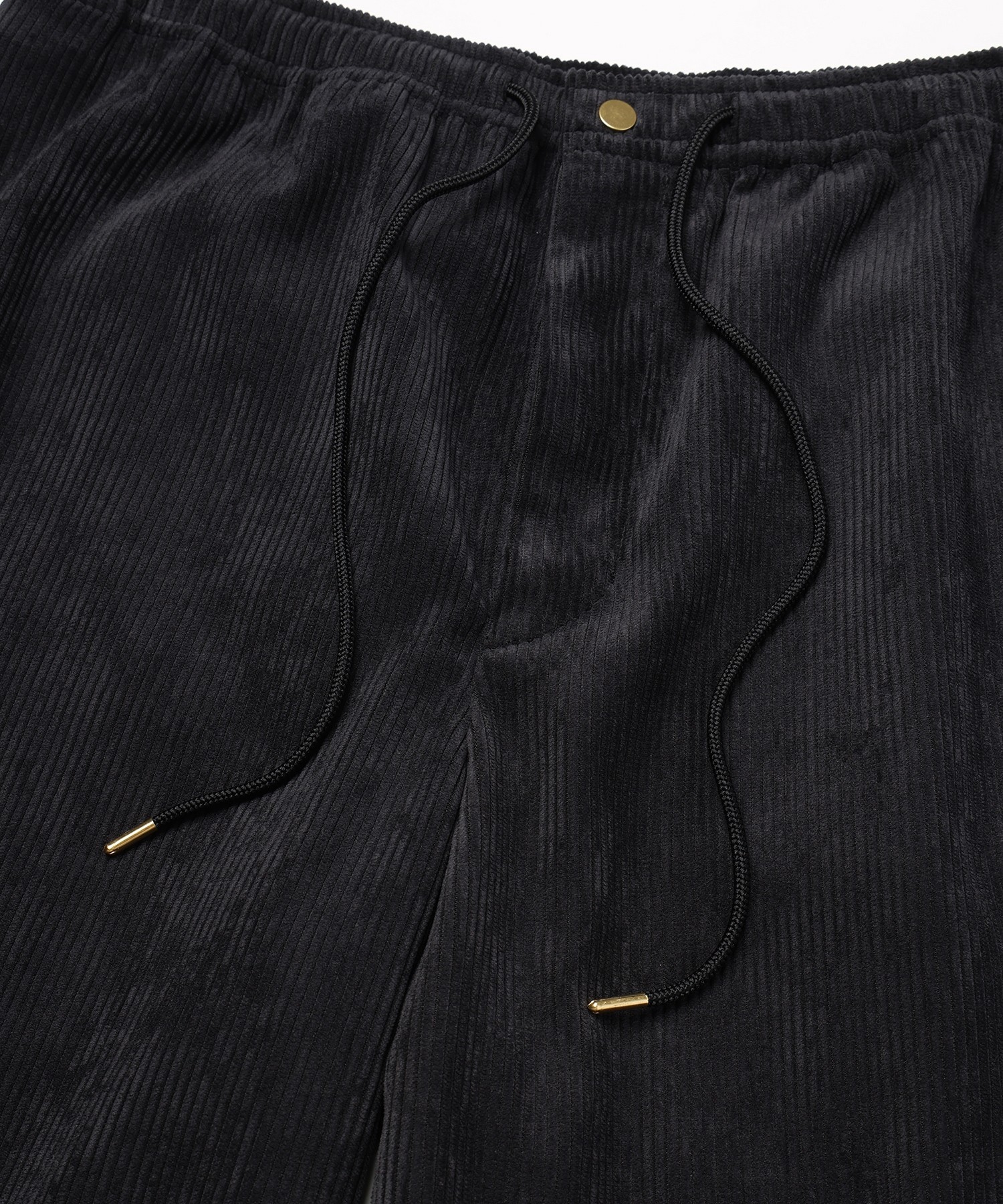 Wide Wale Corduroy Drawstring Wide Pants