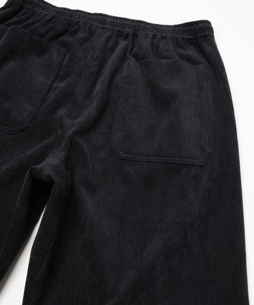 Wide Wale Corduroy Drawstring Wide Pants