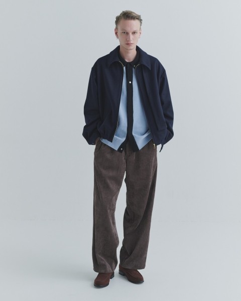 Wide Wale Corduroy Drawstring Wide Pants