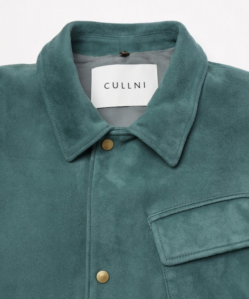 Silky Suede Tie locken Padded Jacket Detaching Spanish Mouton collar