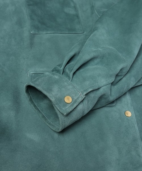Silky Suede Tie locken Padded Jacket Detaching Spanish Mouton collar