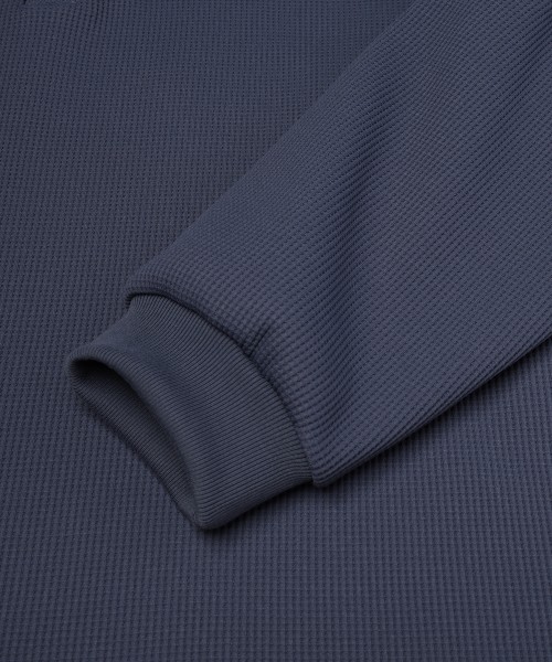 Urban Waffle Command Henley Neck Pullover