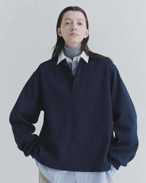 Urban Waffle Command Henley Neck Pullover