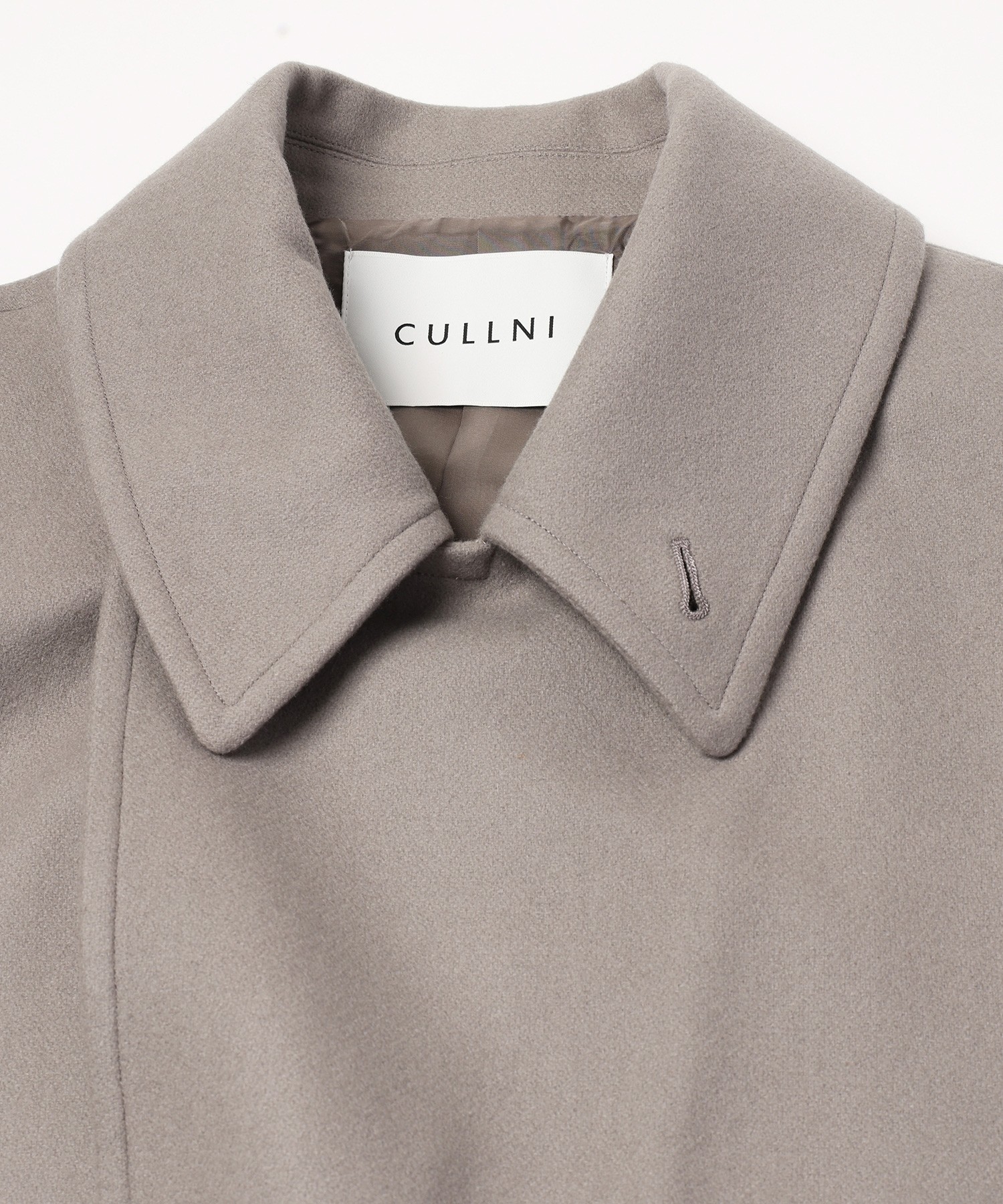 Signature Melton Minimal Tielocken Long Coat