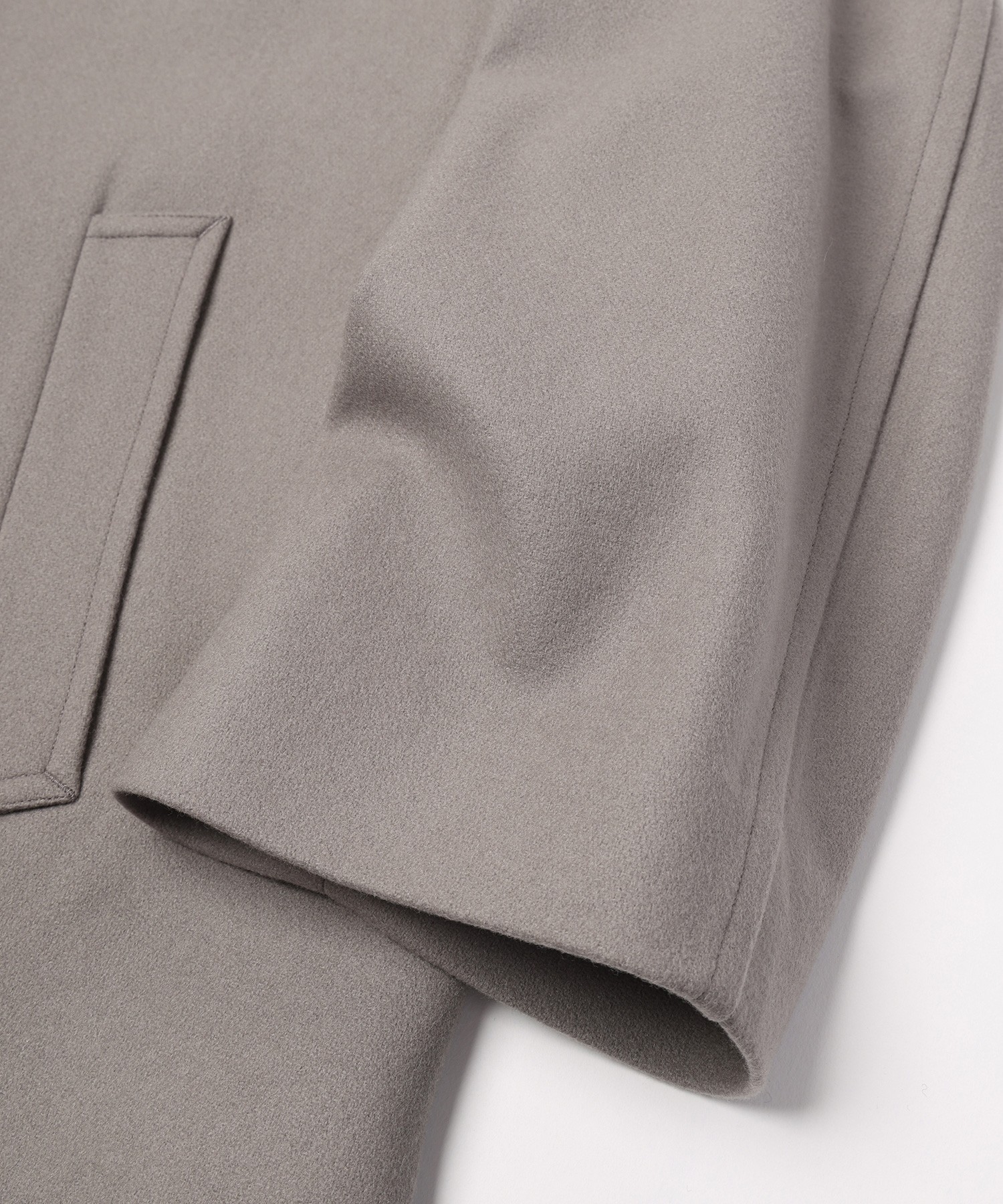 Signature Melton Minimal Tielocken Long Coat