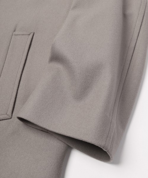 Signature Melton Minimal Tielocken Long Coat